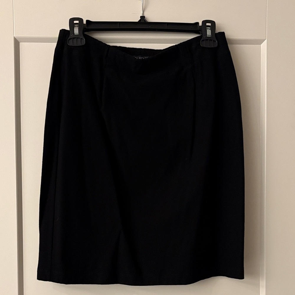 Eileen Fisher Classic Black Pencil Skirt
